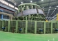 Blue/Green Cold Saw 600x600 Square Tube Mill 9-12m Length Hi Frequency Welding 10-30m/min Speed