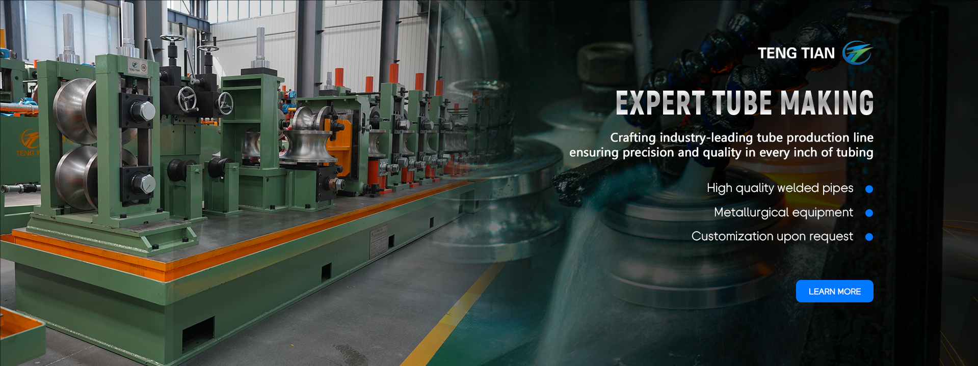 Quality Tube Mill Machine & Steel Pipe Making Machine factory from China