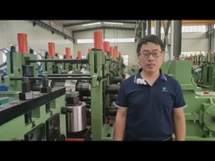 Fats Speed Steel Pipe Production Line PLC Controlled Indoor ERW Tube Mill 600KW Power
