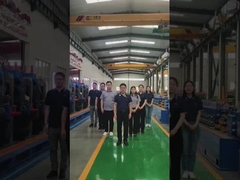 High Precision Manufacturing Steel Pipe Production Line Voltage 380v / 440v