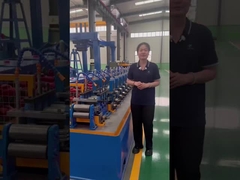 Plc Controlled Welded Pipe Mill Wall Thickness 1-30mm Water Cooling System