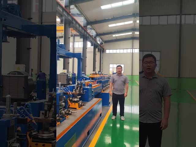 Dia 60-165mm 7mm Thickness Pipe Tube Mill Machine