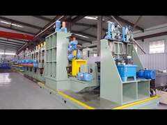 PLC Control ERW Steel Pipe Making Machine 25-76mm OD