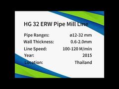 Introduce Carbon Steel Tube Mill Machine 500kw 70m/min For You