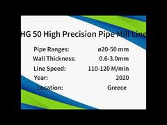 ERW Pipe Mill Machine 165mm Max 60m/min tube making machine