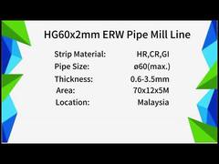 High Frequency ERW Tube Mill Carbon Steel