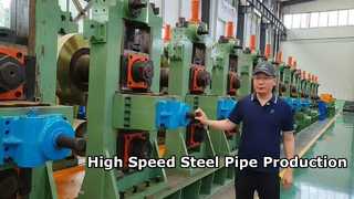 High-frequency welding tube forming machine