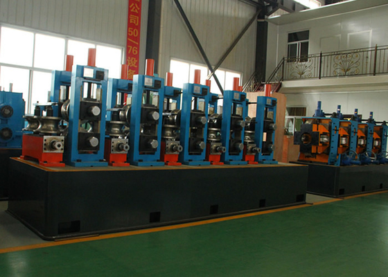 Different Size Round Square Carbon Steel Tube Mill / Production Line