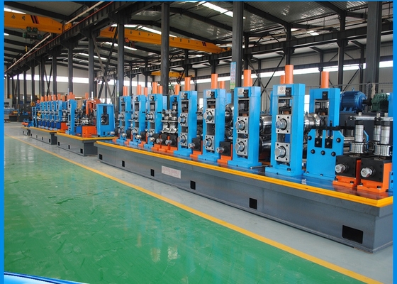 High Frequency Welded Pipe Mill 60mm Round Tube Mill High Speed Erw Pipe Making
