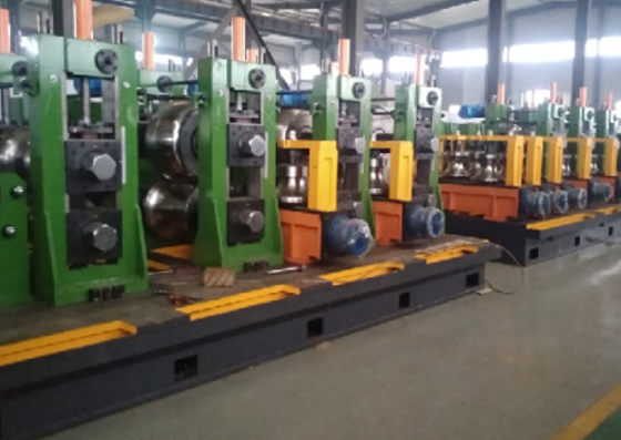 Green 3-9mm Welded Pipe Mill Speed 50 M/Min