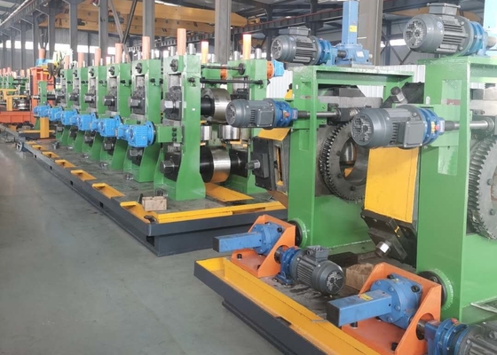 High Frequency Induction Welded Pipe Mill Water Cooling For 6m-18m Length