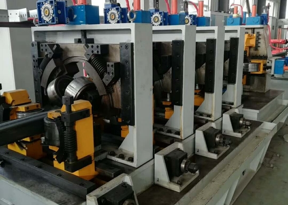 Floor Mounted Tube Rolling Machine Customized Weight Plc Control System