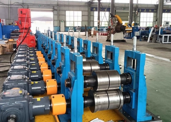 20m/Min 25mm Water Down Round Tube Machinery Steel Pipe Production Line