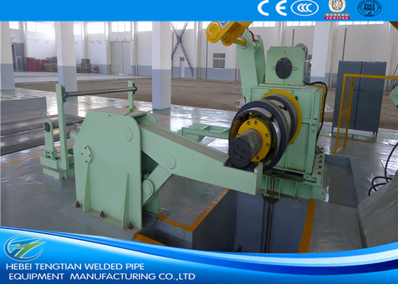 PLC Control Galvanized Steel Slitting Machine Customizable Design Green Color