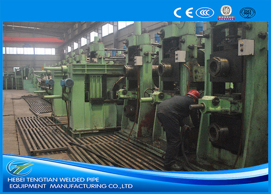 Carbon Steel Square Tube Mill Adjustable Size High Frequency Welding