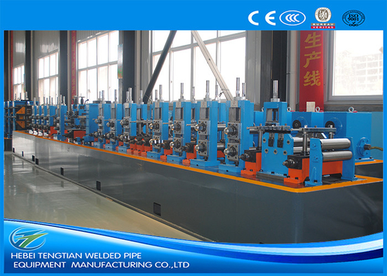 Carbon Steel Steel Tube Production Line , Round Pipe Manufacturing Machine