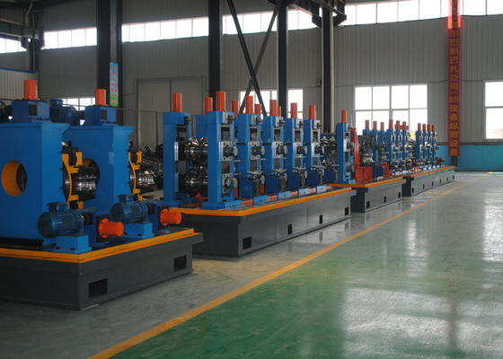 High Frequency Welded Pipe Making Machine , Durable Square Tube Mill