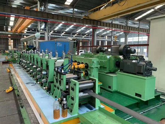 Touch Screen Steel Tube Making Machine Cold Roll Forming V Shaped