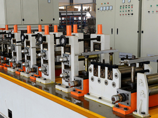 High Efficiency Tube Steel Pipe Manufacturing Machine For OD 16-50.8mm