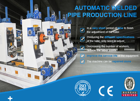 Rectangular Shape Pipe Mill Roller Forming Seam Welded Square Tube Mill