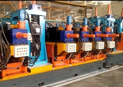 Carbon Cold Rolled Welded 219mm Steel Pipe Making Machine