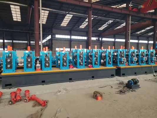 High Precision Manufacturing Steel Pipe Production Line Voltage 380v / 440v