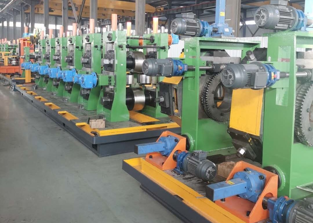 114Mm Quick Change Roller High Frequency Welded Pipe Mill Straight Seam