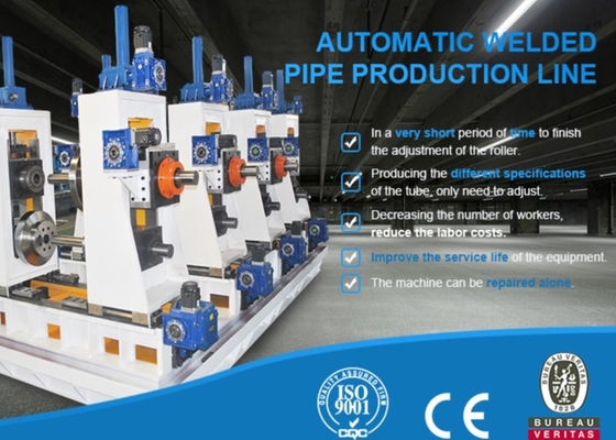 Plc Control Cnc High Precision Produce Pipe Machine Automatic Tube Mill