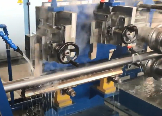 76mm Galvanized Steel Pipe Making Machine Square Tube Mill