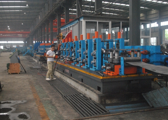 140x140mm modle Automatic Tube Mill making With Motor Adjust Stand