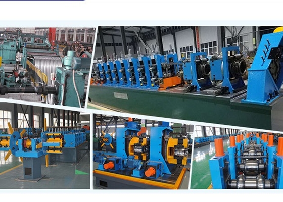 Dia 12 - 32 mm Automatic Tube Mill Pipe Welding Equipment Welded Pipe Mill