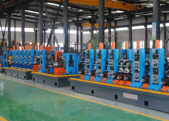 High Frequency Cs Pipe Tube Mill Machine Size 25-76mm 15*15~60*60mm