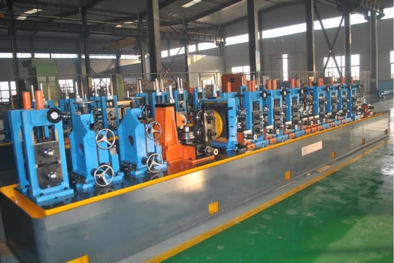 High Frequency Welded Pipe Mill 1mm Straight Seam Welded Steel Pipe Mill Automatic Pack And Bundle Up