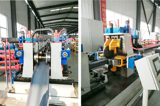 3mm 100x100mm Automatic Tube Mill High Frequency Welded Automatic