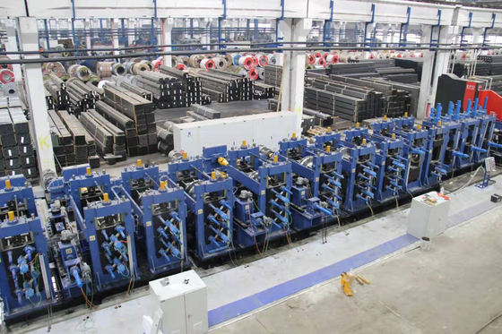 High Frequency Welded Pipe Mill 300x300x16mm High Frequency Welded Pipe Mill Galvanized Steel Square