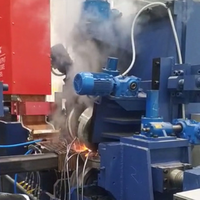 High Frequency Welded Pipe Mill 200x200x10mm Automatic Tube Mill Quick Change Roller For Square Pipe