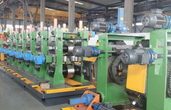 Diameter 320-530 Mm Erw Pipe Mill , Hf Welded Round Tube Mill