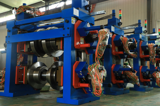 Full Automatic 200x200mm Erw Pipe Mill Square For Galvanized Steel