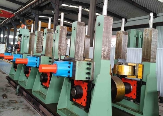 Dia 60 Mm Erw Pipe Mill Round Green Welded Pipe Making Machine