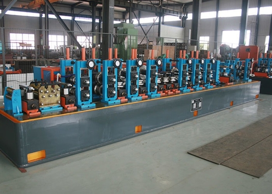 Square Round 50 Mm Welded Pipe Mill 40-120m/Min Speed High Frequency Straight