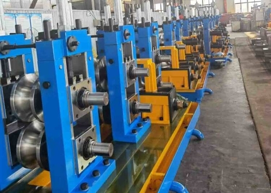 Hot Rolled Low Carbon Steel Welded Pipe Production Line 50 - 100 Mm