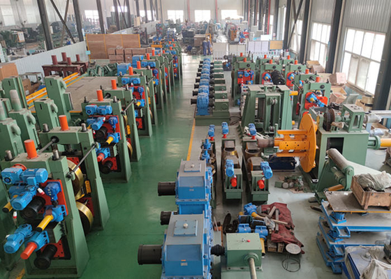 Galvanized Steel Erw Pipe Mill High Frequency For Square Tube