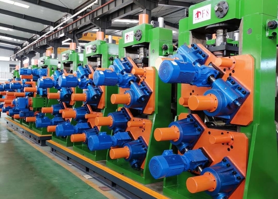 Square ERW Pipe Manufacturing Machine 25t / Hour Thickness 8mm
