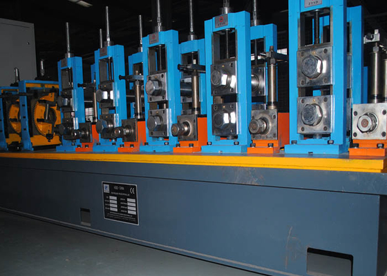 Speed 10-60m/Min Thickness 4.5mm HF Tube Mill Machine Blue Color