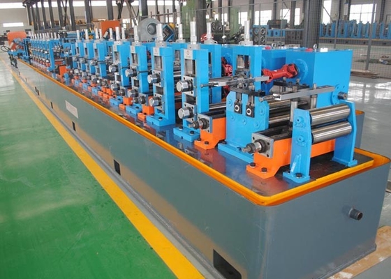 Blue Diameter 33.7-60.3mm Carbon Steel Tube Mill Machine Speed 70m/min