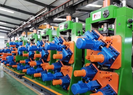 Dia 114-219mm  Carbon Steel Pipe Making Machine High Performance Tube Mill Machine