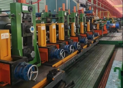 CE MAX 150x150MM Roller Mill Line Manual Or Automatic Square Tube Mill