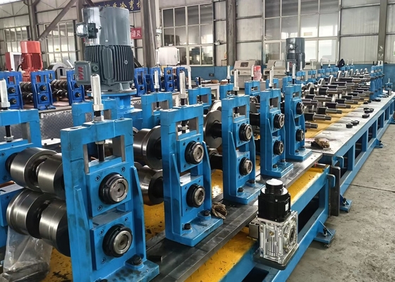 20m/Min 25mm Water Down Round Tube Machinery Steel Pipe Production Line