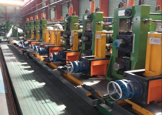 Adjustable Size 114-219mm Steel Pipe Production Line  Max 120mM/Min Speed