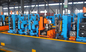 Steel Square Tube Mill With Hi Frequency Welding Blue/Green Color Horizontal Accumulator